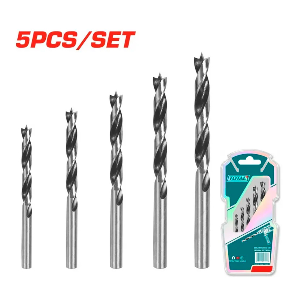 [TACSD7055] TACSD7055 Jgo x 5pcs Broca para madera TOTAL