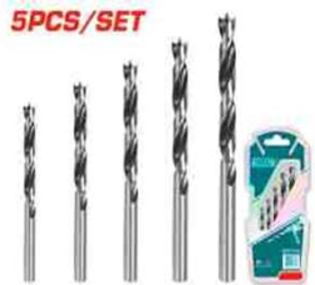 TACSD7055 Jgo x 5pcs Broca para madera TOTAL