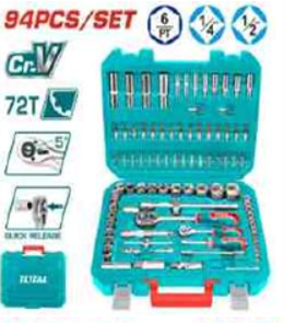 THT421942 Jgo x 94pcs Dados 1/2" + 1/4"TOTAL