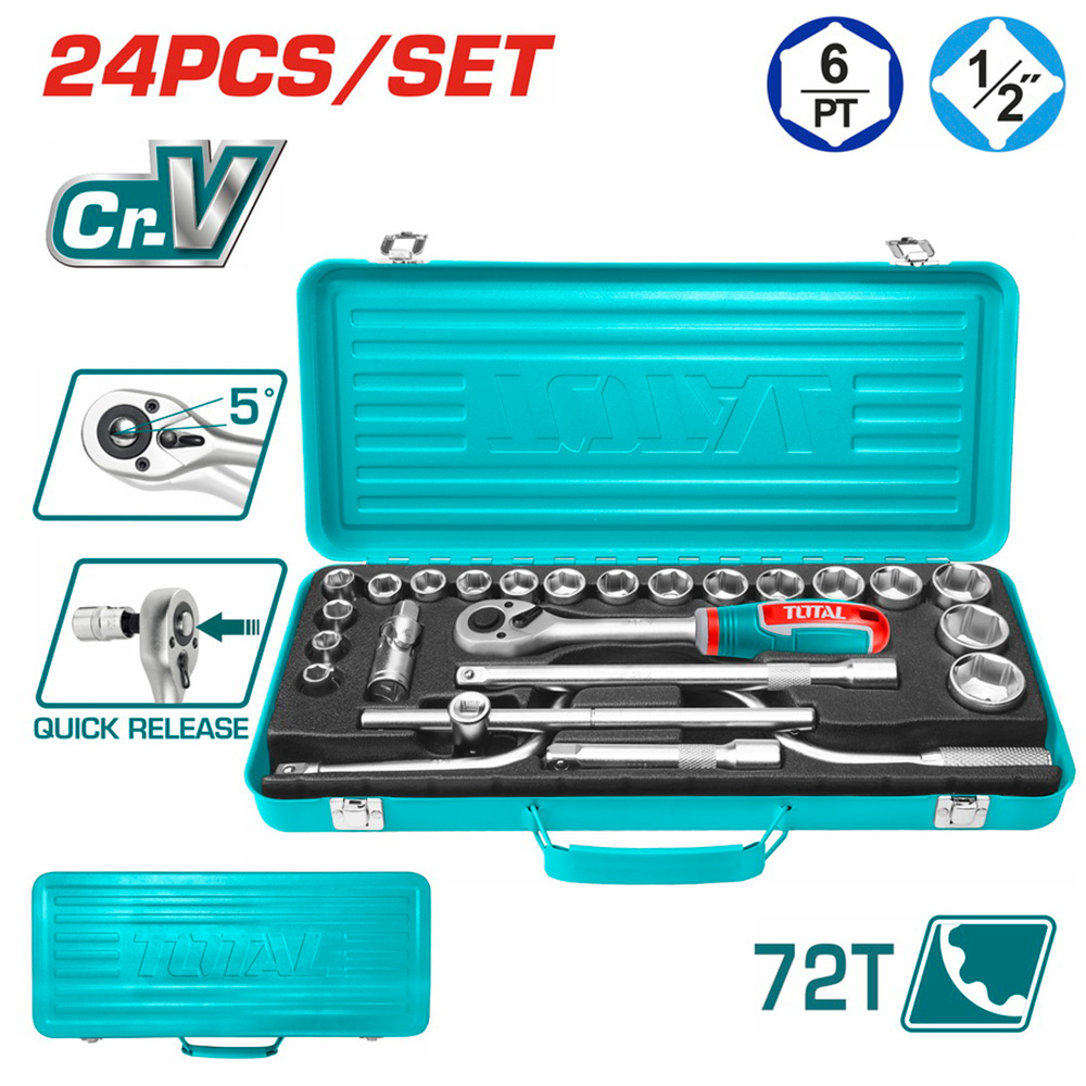 THT141253 Jgo x 24pcs Dados 1/2" TOTAL