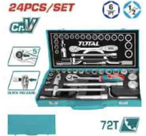 THT141253 Jgo x 24pcs Dados 1/2" TOTAL