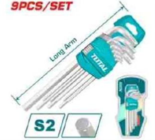 THT106191 Jgo x 9pcs LLave hexagonal TOTAL
