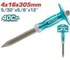 THT4421216 Cincel con capuchon punta 4x16mm INDUSTRIALTOTAL