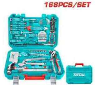 THKTHP21686 Set x 168pcs Herramientas Manuales TOTAL