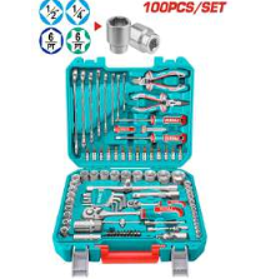 THKTHP21006 Set x 100pcs Herramientas Manuales TOTAL