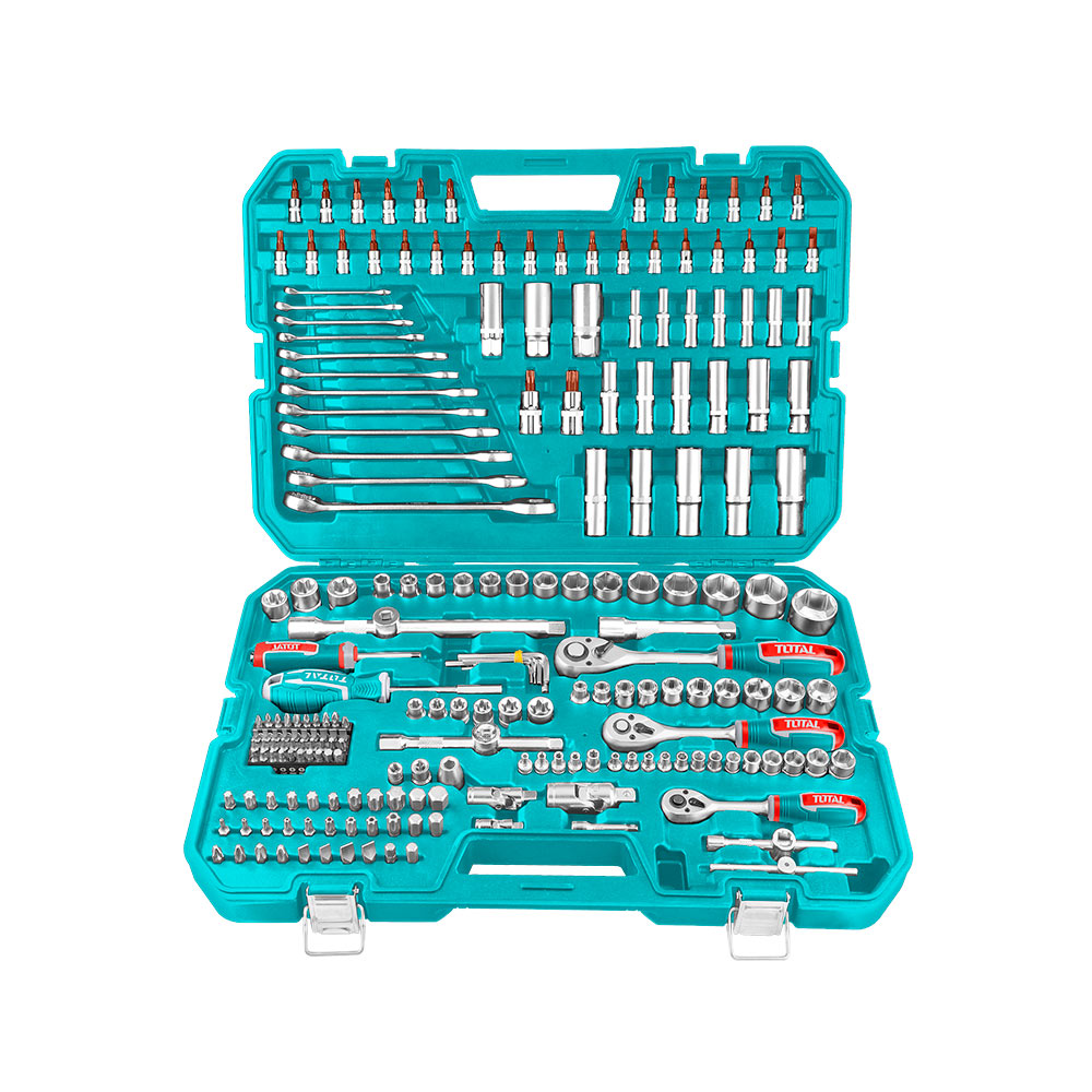 [THKTHP22166] THKTHP22166 Set x 216pcs llaves, dados y chicharras, maleta TOTAL