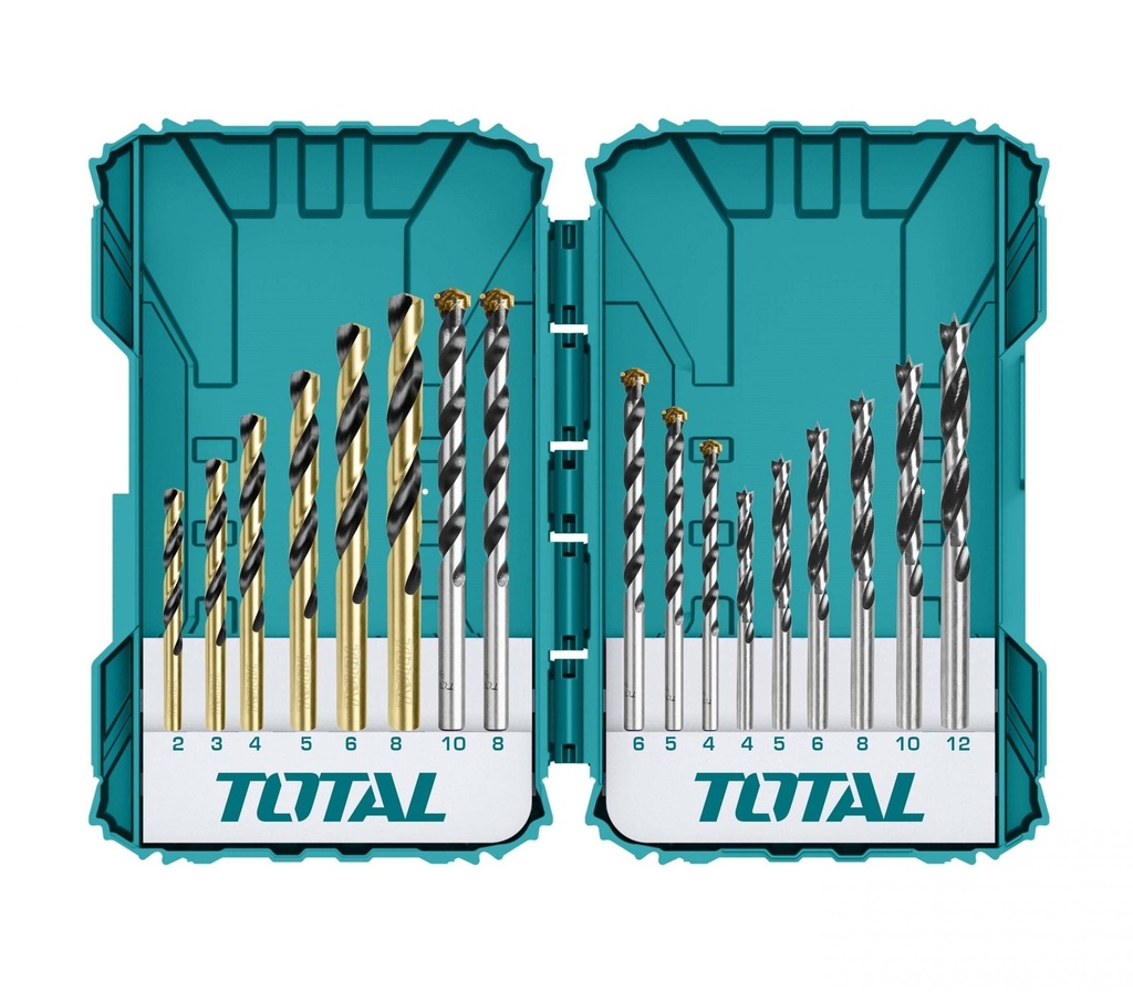 [TACSDL11601] TACSDL11601 Jgo x 16pcs Broca Mixta INDUSTRIAL TOTAL