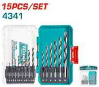 TACSDL51506 Jgo x15pcs Brocas para metal TOTAL