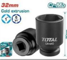 THHISD0132L Dado de impacto 1" 32mm TOTAL