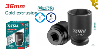 THHISD0134L Dado de impacto 1" 34mm TOTAL