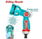 THWSG6091 Pistola de Riego P/ manguera 9 FuncionesTOTAL