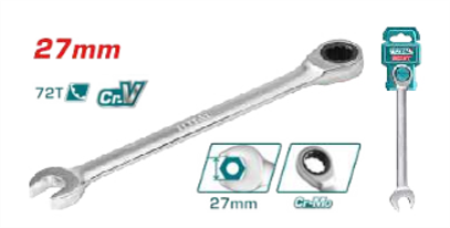 TCSPAR271 Llave con rachet 27mm TOTAL