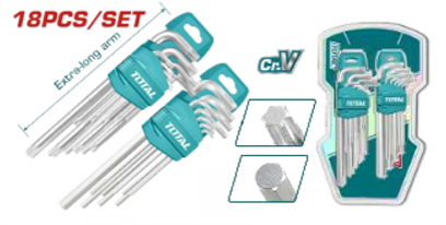 THT106KT0181 Jgo x 18pcs Llave Allen + TorxTOTAL