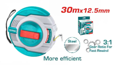 TMT11306 Cinta métrica de METAL 30mTOTAL