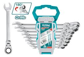 UTHT102286 Jgo x 8pcs Llave Punta Corona 1/4" - 3/4"TOTAL