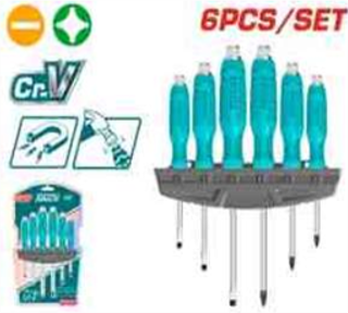 THGSS35061 Jgo desarmador DE GOLPE 6PCS  LIVIANO TOTAL