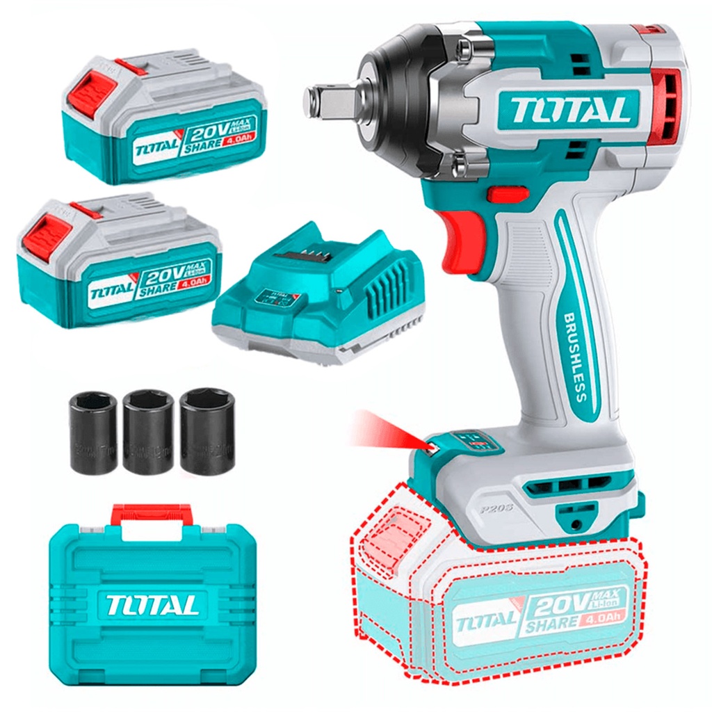 [TIWLI2050] TIWLI2050 Llave de Impacto 500Nm 20V total