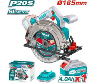 TSLI16521 Sierra circular 6 1/2" 20v TOTAL