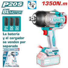 TIWLI20135  Llave de Impacto 3/4" 20V BRUSHLESS 1350N.m. TOTAL