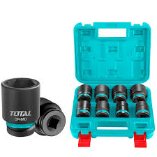 THKISD34081 Jgo x8pcs Dados de impacto 3/4" TOTAL