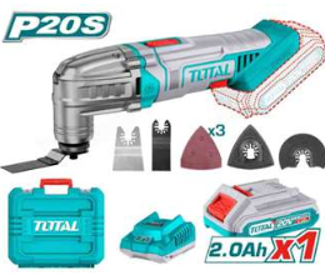 TMLI20228 Herramienta Multipropósito 20V. con acces. 1 batería y cargador EN MALETA TOTAL