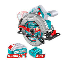 TSLI18513 Sierra circular 7" 20v con 1 Batería de 5amp y  Cargador TOTAL