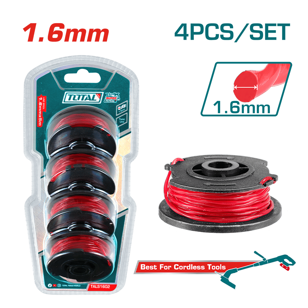 TALS1602  Nylon 1.6mm para podadora eléctrica y a batería TOTAL