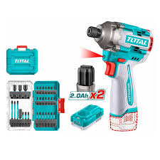 TOSLI241083  Atornillador de Impacto 16V  + Punteras de Impacto TOTAL