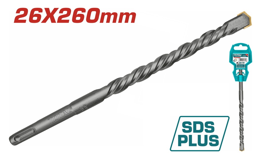 TAC312603 Broca SDS PLUS 26x260mm TOTAL