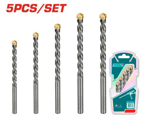 TACSD5055 Jgo x 5pcs Broca para concreto TOTAL