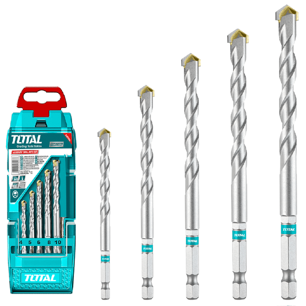 TACSD6055 Jgo x5pcs Brocas con entrada hexagonal TOTAL