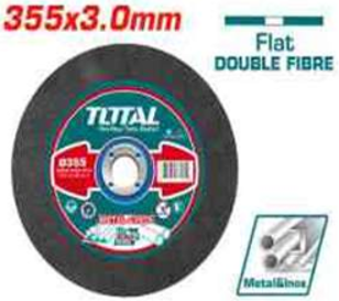 TAC2213551 Disco corte 14" x 3mm, metal DOBLE FIBRA TOTAL