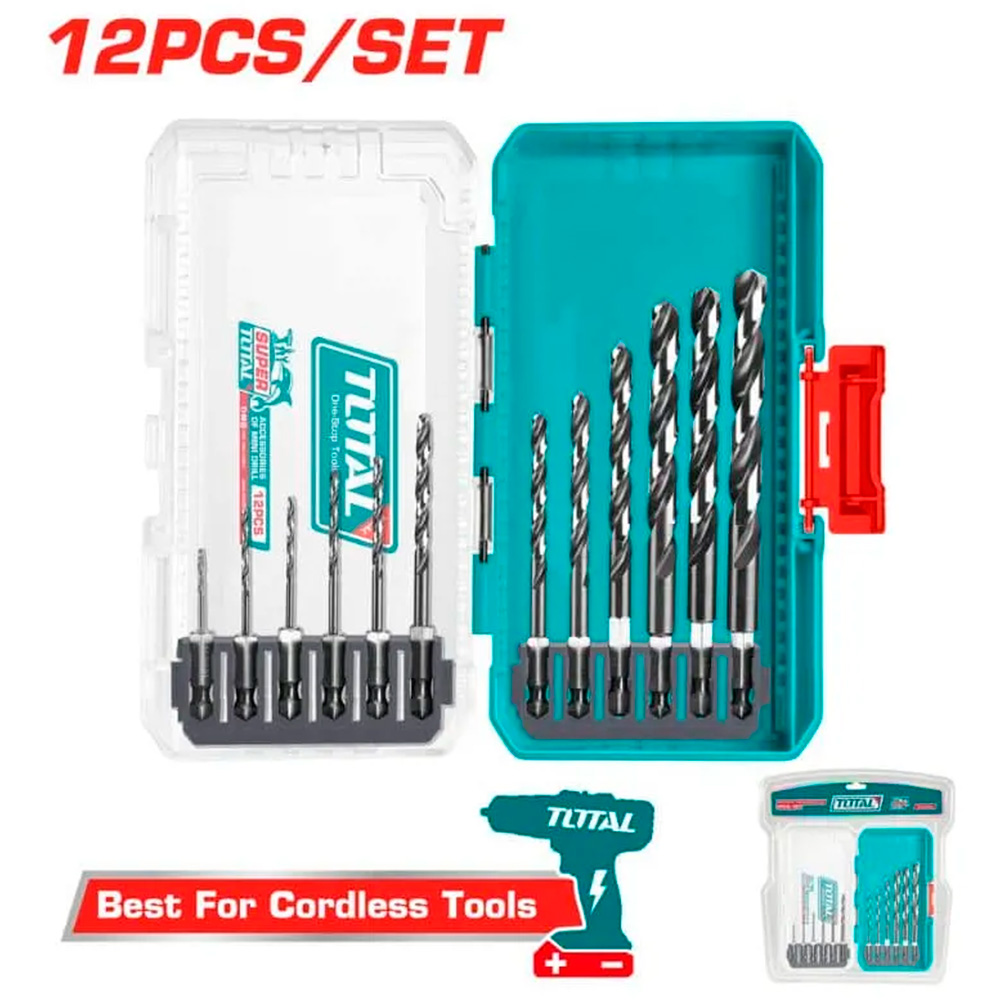 [TACSDL11206] TACSDL11206  Jgo x12pcs Brocas para metal TOTAL