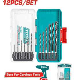 TACSDL11206  Jgo x12pcs Brocas para metal TOTAL