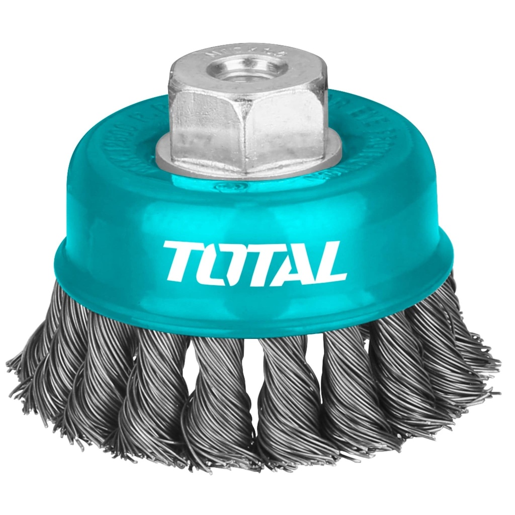 [TAC32031] TAC32031 Escobilla copa trenzada 3" 75mm TOTAL