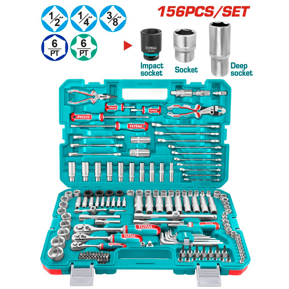 [THKTHP21566] THKTHP21566 Set x 156pcs Kit Mecánico TOTAL