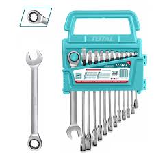 THT102RK0126 Jgo x 12pcs Llave Punta Corona con Chicharra TOTAL