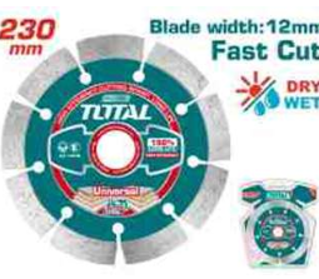TAC21123012 Disco de concreto 9" INDUSTRIAL TOTAL