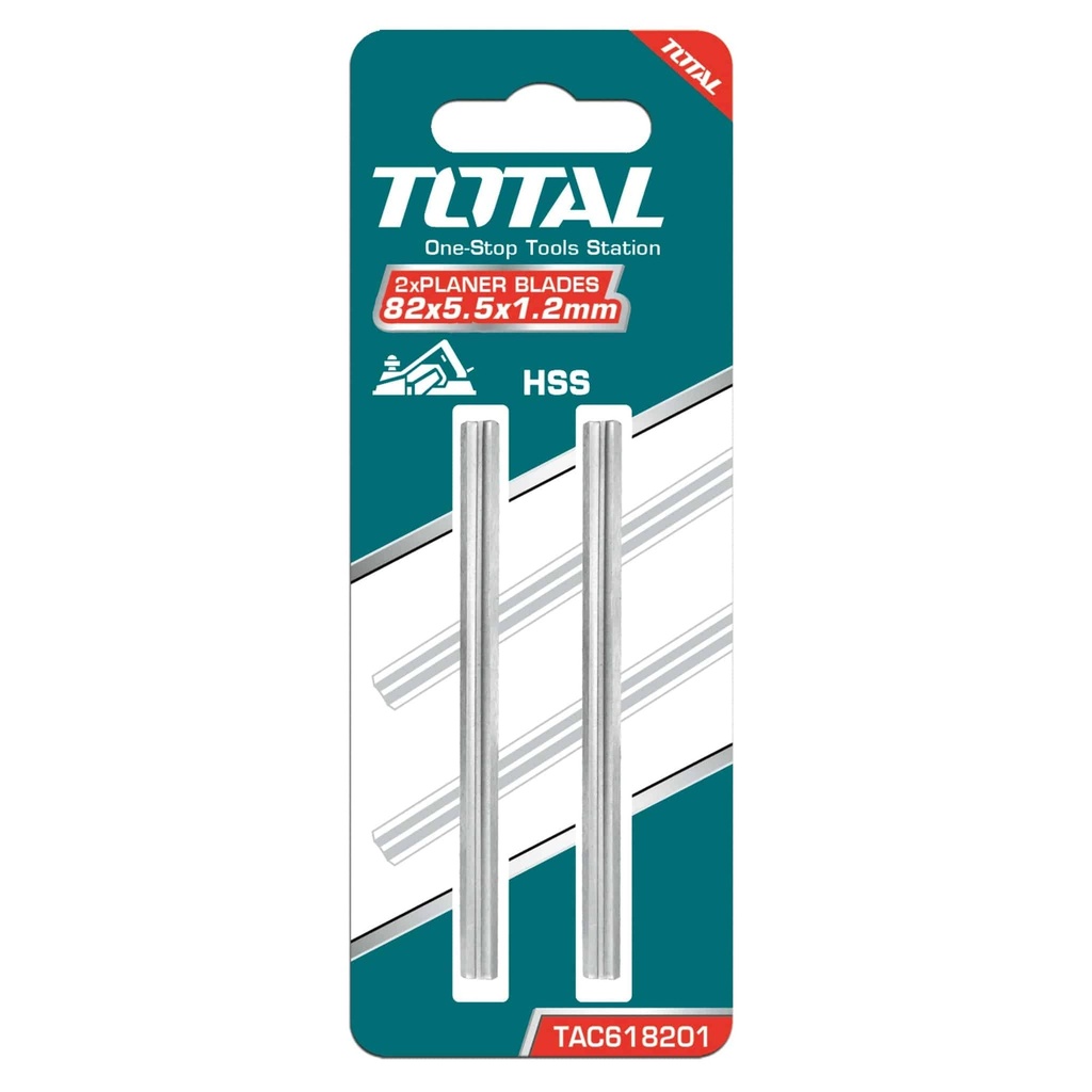 [TAC618201] TAC618201 Jgo x2pcs Cuchilla delgada para cepillo TOTAL