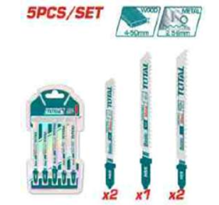 TAC51051 Jgo x 5pcs Hoja para Sierra Caladora MIXTA TOTAL