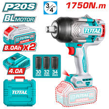 TIWLI20175 Llave de Impacto 3/4" 20V BRUSHLESS 1750N.m. TOTAL