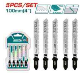 TAC51101B Jgo x 5pcs Hoja para Sierra Caladora TOTAL