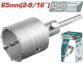 TAC430651 Broca copa concreto 65 mm TOTAL
