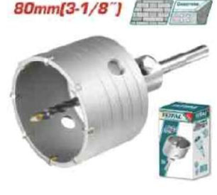 TAC430801 Broca copa concreto 80 mm TOTAL