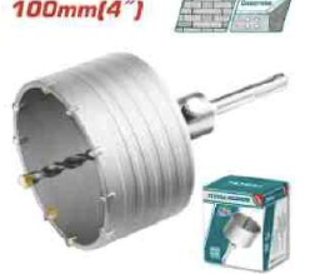 TAC431001 Broca copa concreto 100mm TOTAL