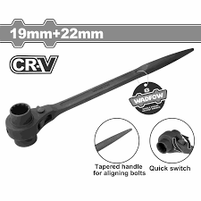WSA7104 Llave de trinquete de doble vaso 19mm+22mm WADFOW