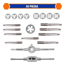 WAJ1L02 Jgo x20pcs Machos y Tarrajas WADFOW