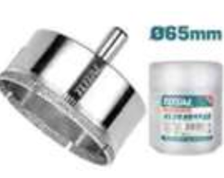 TAC490651 Broca copa para mayólica 65mm TOTAL