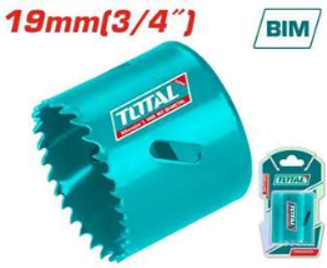 TAC410191 Broca Copa Bi-metal 19mm TOTAL