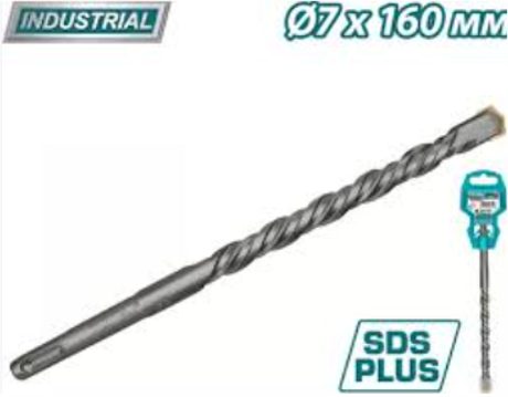 TAC310702 BROCA SDS PLUS 7X160MM TOTAL